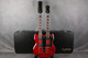 Epiphone G-1275 Double Neck SG - Cherry Red - Hard Case - 2nd Hand (135759)