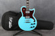 D'Angelico Premier Brandon Niederauer Atlantic - Sonic Blue - Gig Bag - 2nd Hand