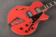 D'Angelico Premier SS Singlecut Semi Hollow - Fiesta Red - Gig Bag - 2nd Hand (136049)