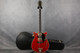 Gretsch G6131G-MY-RB Malcolm Young Jet - Vintage Firebird Red - Case - 2nd Hand
