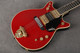 Gretsch G6131G-MY-RB Malcolm Young Jet - Vintage Firebird Red - Case - 2nd Hand