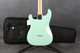 Fender Limited Ed Tom Delonge Stratocaster - Surf Green - Bag - 2nd Hand
