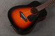 Yamaha FG Junior Travel Acoustic - Tobacco Sunburst - Gig Bag - 2nd Hand