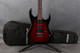 Ibanez Gio GRX70QA-TRB -Transparent Red Burst - Gig Bag - 2nd Hand Ibanez Gio GRX70QA-TRB -Transparent Red Burst - Gig Bag - 2nd Hand