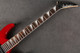Jackson JS32TQ Dinky Arch Top - Transparent Red - 2nd Hand