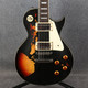Vintage V100 ICON Electric Guitar - Distressed Black Over Sunburst - 2nd Hand