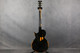 Vintage Guitars V100 ICON Electric Guitar - Distressed Black Over Sunburst - 2nd Hand