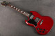 Vintage VS6 ReIssued Electric Guitar - Left Handed - Cherry Red - 2nd Hand