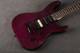Kramer Striker Figured HSS - Transparent Purple - 2nd Hand
