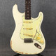 Vintage V6 Thomas Blug Signature Guitar - Distressed Vintage White - 2nd Hand Vintage V6 Thomas Blug Signature Guitar - Distressed Vintage White - 2nd Hand