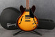 Gibson ES-335 Satin - 2023 - Satin Vintage Burst - Hard Case - 2nd Hand