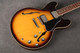 Gibson ES-335 Satin - 2023 - Satin Vintage Burst - Hard Case - 2nd Hand