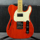 G&L Tribute ASAT Classic Bluesboy Semi-Hollow - Clear Orange - Case - 2nd Hand