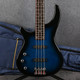 Benson 4 String Bass - Left Handed - Trans Blue - Gig Bag - 2nd Hand Benson 4 String Bass - Left Handed - Trans Blue - Gig Bag - 2nd Hand