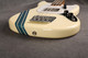 Fender Pawn Shop Mustang Bass - Olympic White with Stripe - 2nd Hand