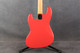 Vintage VJ74 Reissued Bass Guitar - Firenza Red - 2nd Hand Vintage VJ74 Reissued Bass Guitar - Firenza Red - 2nd Hand