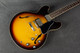 Gibson ES-335 Satin - Satin Vintage Burst - Hard Case - 2nd Hand