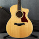Taylor 214ce-K DLX Grand Auditorium Acoustic - Natural - Hard Case - 2nd Hand