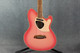 Ibanez Talman TCM60 Electro-Acoustic - Metallic Pink Sparkle - Bag - 2nd Hand