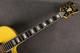 D'angelico Deluxe DH - Matte Electric Yellow - Hard Case - 2nd Hand