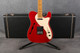 Fender USA Thinline Telecaster 1997 - Crimson Red Transparent - Case - 2nd Hand Fender USA Thinline Telecaster 1997 - Crimson Red Transparent - Case - 2nd Hand