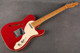 Fender USA Thinline Telecaster 1997 - Crimson Red Transparent - Case - 2nd Hand Fender USA Thinline Telecaster 1997 - Crimson Red Transparent - Case - 2nd Hand