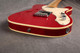 Fender USA Thinline Telecaster 1997 - Crimson Red Transparent - Case - 2nd Hand Fender USA Thinline Telecaster 1997 - Crimson Red Transparent - Case - 2nd Hand