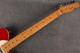 Fender USA Thinline Telecaster 1997 - Crimson Red Transparent - Case - 2nd Hand Fender USA Thinline Telecaster 1997 - Crimson Red Transparent - Case - 2nd Hand