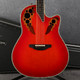 Ovation Custom Elite C2078AX - Red Tear Drop - Hard Case - 2nd Hand (140598)