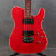 G&L Tribute Series ASAT Deluxe Carved Top - Trans Red - 2nd Hand