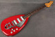 Phantom Guitars Teardrop 9 String - Red - Hard Case - 2nd Hand Phantom Guitars Teardrop 9 String - Red - Hard Case - 2nd Hand