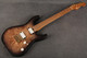 Charvel Pro Mod DK24 HH 2PT CM Poplar Burl - Trans Black Burst - 2nd Hand
