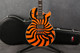 Epiphone Zakk Wylde Signature Les Paul Custom - Buzzsaw Orange - Case - 2nd Hand