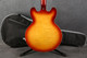 Epiphone Inspired by Gibson ES-335 Figured Raspberry Tea Burst - Bag - 2nd Hand Epiphone Inspired by Gibson ES-335 Figured Raspberry Tea Burst - Bag - 2nd Hand