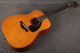 Yamaha FG3 Red Label Dreadnought Acoustic - Natural - Soft Case - 2nd Hand