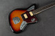 Fender Kurt Cobain Jaguar NOS - RW - 3 Tone Sunburst - Hard Case - 2nd Hand Fender Kurt Cobain Jaguar NOS - RW - 3 Tone Sunburst - Hard Case - 2nd Hand