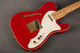 Squier Pro Tone Telecaster Thinline Made in Korean- Crimson Red Trans - 2nd Hand