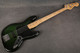 Fender Limited Edition Player Jazz Bass Plus Top - Green Burst - Bag - 2nd Hand