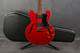 Epiphone ES-335 Dot - Cherry - Hard Case - 2nd Hand (143156) Epiphone ES-335 Dot - Cherry - Hard Case - 2nd Hand (143156)