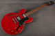Epiphone ES-335 Dot - Cherry - Hard Case - 2nd Hand (143156) Epiphone ES-335 Dot - Cherry - Hard Case - 2nd Hand (143156)