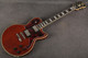 D'Angelico Deluxe Atlantic - Matte Walnut - Hard Case - 2nd Hand