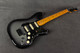 Fender American Ultra Luxe Strat Floyd Rose HSS - Silverburst - Case - 2nd Hand