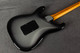 Fender American Ultra Luxe Strat Floyd Rose HSS - Silverburst - Case - 2nd Hand