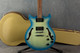 Ibanez AM73B-JLF - Jet Blue Burst Flat - Hard Case - 2nd Hand