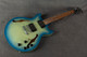 Ibanez AM73B-JLF - Jet Blue Burst Flat - Hard Case - 2nd Hand