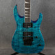 Jackson JS Series Dinky Arch Top JS32Q DKA - Transparent Blue - 2nd Hand