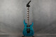 Jackson JS Series Dinky Arch Top JS32Q DKA - Transparent Blue - 2nd Hand
