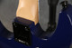 Jackson JS Series Dinky Arch Top JS32Q DKA - Transparent Blue - 2nd Hand