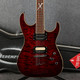 Washburn X50 Pro - Seymour Duncan Pickups - Quilted Wine Burst - Case - 2nd Hand Washburn X50 Pro - Seymour Duncan Pickups - Quilted Wine Burst - Case - 2nd Hand