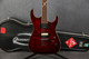 Washburn X50 Pro - Seymour Duncan Pickups - Quilted Wine Burst - Case - 2nd Hand